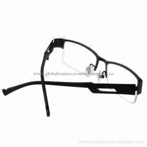 Best Sale Titanium Semi-rimless Optical Frame for Men, Customized Logo